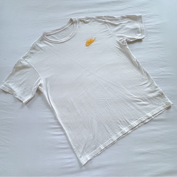Men’s Nike - Logo-Appliquéd Printed Cotton-Jersey T-Shirt - White size M - Picture 4 of 9
